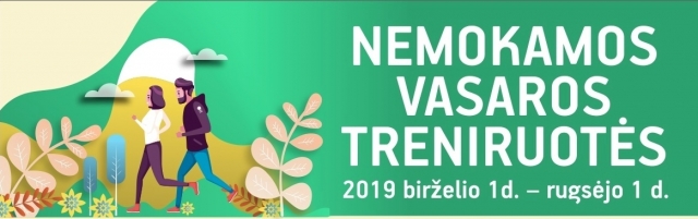 Rajono gyventojams – nemokamos treniruotės